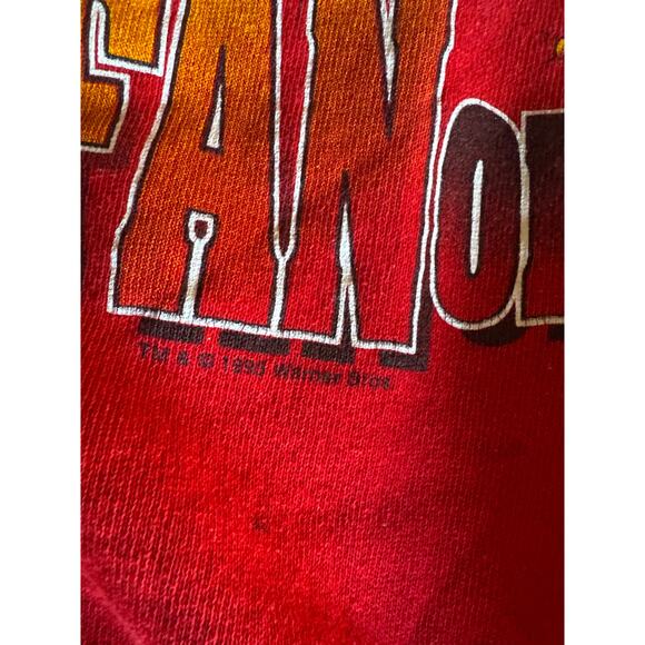 Vintage Taz NFL Kansas City Chiefs USA Made XL Red Crewneck Sweatshirt - Picture 5 of 9